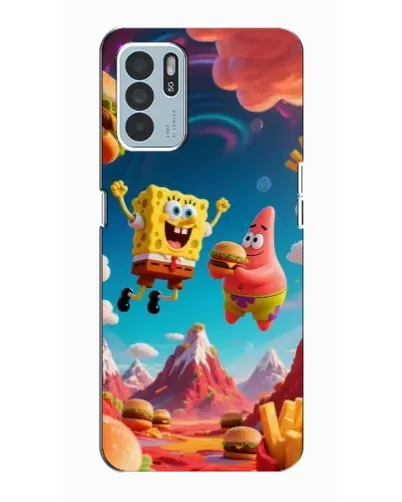 Чехол для OPPO Reno6 Z с картинкой «Космический фастфуд»