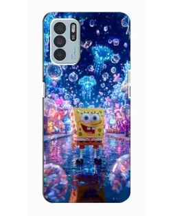 Чехол для OPPO Reno6 Z с картинкой «Неоновый океан»