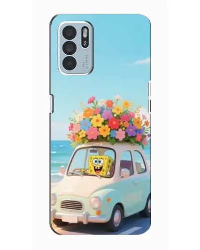 Чехол для OPPO Reno6 Z с картинкой «Автомобильное путешествие»