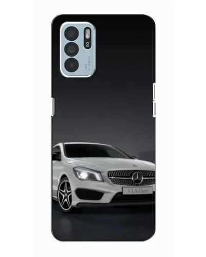 Чехол для OPPO Reno6 Z с картинкой «Mercedes AMG GT Silver»