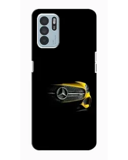 Чехол для OPPO Reno6 Z с картинкой «Mercedes — ретро стиль»