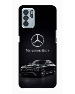 Чехол для OPPO Reno6 Z с картинкой «Mercedes — решетка радиатора»