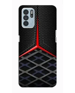 Чехол для OPPO Reno6 Z с картинкой «Mercedes Carbon Grid»
