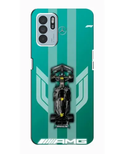 Чехол для OPPO Reno6 Z с картинкой «Mercedes AMG Petronas»