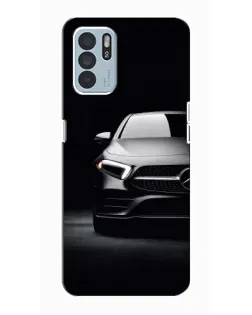 Чехол для OPPO Reno6 Z с картинкой «Свет фар Mercedes»