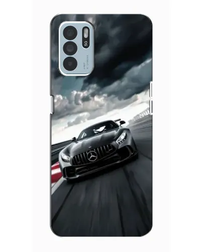 Чехол для OPPO Reno6 Z с картинкой «Гоночный Mercedes AMG»
