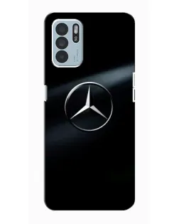 Чехол для OPPO Reno6 Z с картинкой «Mercedes на металле» Чехол для OPPO Reno6 Z с картинкой «Mercedes на металле»