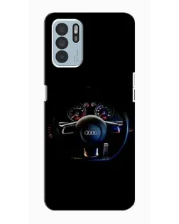 Чехол для OPPO Reno6 Z с картинкой «Салон Audi — руль» Чехол для OPPO Reno6 Z с картинкой «Салон Audi — руль»