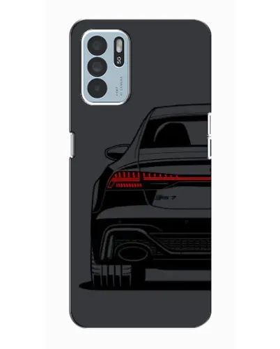 Чехол для OPPO Reno6 Z с картинкой «Задняя часть Audi — арт»