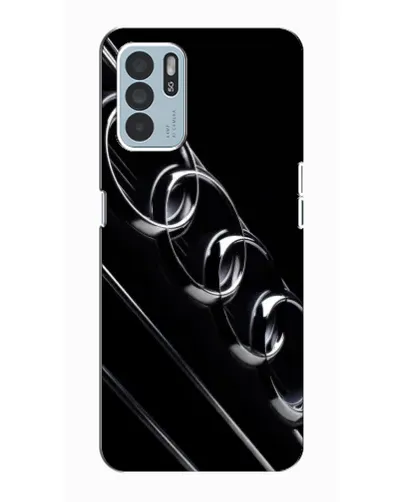 Чехол для OPPO Reno6 Z с картинкой «Audi — абстрактные кольца»