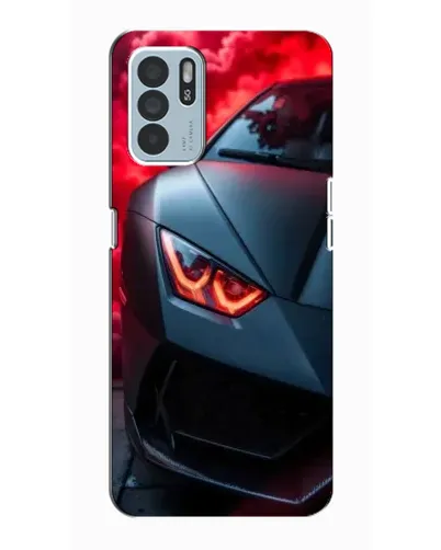 Чехол для OPPO Reno6 Z с картинкой «Lamborghini красное сияние» Чехол для OPPO Reno6 Z с картинкой «Lamborghini красное сияние»