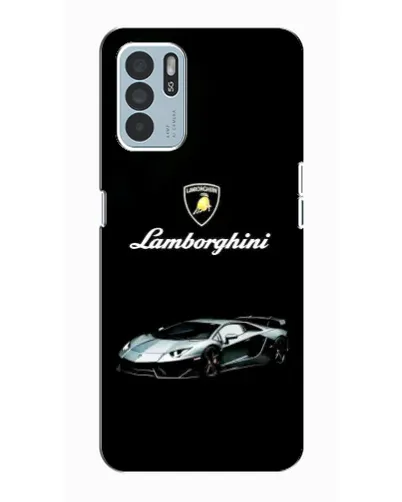 Чехол для OPPO Reno6 Z с картинкой «Логотип Lamborghini классика» Чехол для OPPO Reno6 Z с картинкой «Логотип Lamborghini классика»