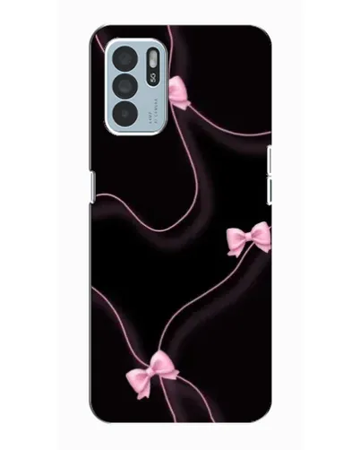 Чехол для OPPO Reno6 Z с картинкой «Розовые ленты» Чехол для OPPO Reno6 Z с картинкой «Розовые ленты»