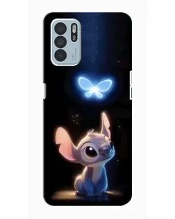 Чехол для OPPO Reno6 Z с картинкой «Сияющий Стич»