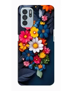 Чехол для OPPO Reno6 Z с картинкой «Цветочная феерия»