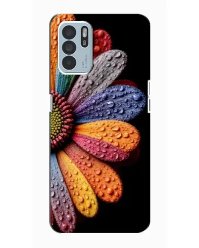 Чехол для OPPO Reno6 Z с картинкой «Радужный цветок»