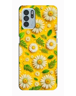 Чехол для OPPO Reno6 Z с картинкой «Ромашковое солнце»