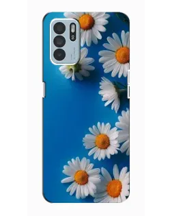 Чехол для OPPO Reno6 Z с картинкой «Белоснежные маргаритки»