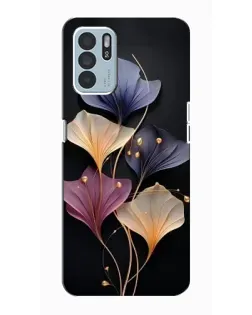 Чехол для OPPO Reno6 Z с картинкой «Лиловые цветы грации»