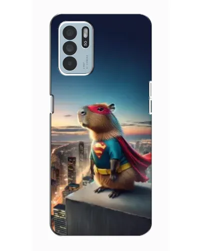 Чехол для OPPO Reno6 Z с картинкой «Капи-мен супергерой» Чехол для OPPO Reno6 Z с картинкой «Капи-мен супергерой»