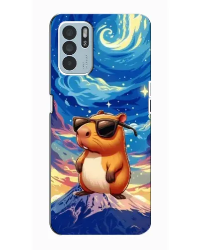 Чехол для OPPO Reno6 Z с картинкой «Капибара Ван Гога» Чехол для OPPO Reno6 Z с картинкой «Капибара Ван Гога»