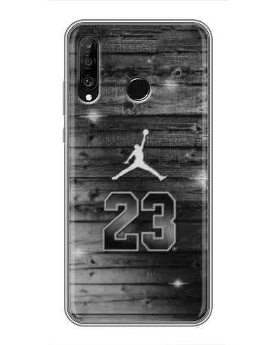 Чехол для Huawei P30 Lite / Nova 4e с картинкой «Jordan Carbon 23»