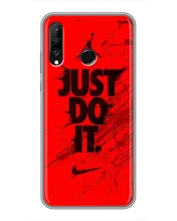 Чехол для Huawei P30 Lite / Nova 4e с картинкой «Nike Just Do It»
