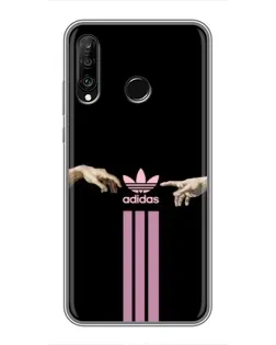 Чехол для Huawei P30 Lite / Nova 4e с картинкой «Adidas Hands»