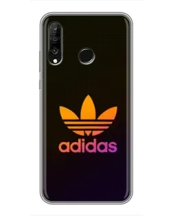 Чехол для Huawei P30 Lite / Nova 4e с картинкой «Градиент Adidas»
