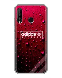 Чехол для Huawei P30 Lite / Nova 4e с картинкой «Adidas Gold Marble»