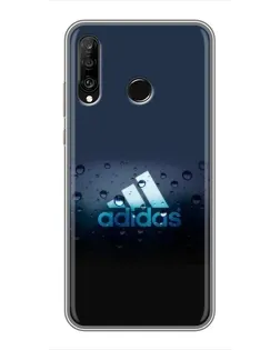 Чехол для Huawei P30 Lite / Nova 4e с картинкой «Adidas Water Drops»