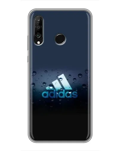 Чехол для Huawei P30 Lite / Nova 4e с картинкой «Adidas Water Drops»