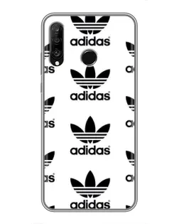 Чехол для Huawei P30 Lite / Nova 4e с картинкой «Adidas Pattern»