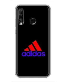 Чехол для Huawei P30 Lite / Nova 4e с картинкой «Классический Adidas»