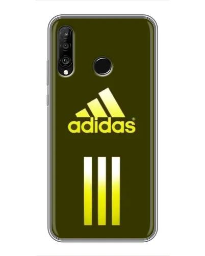 Чехол для Huawei P30 Lite / Nova 4e с картинкой «Оливковый градиент Adidas»
