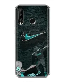 Чехол для Huawei P30 Lite / Nova 4e с картинкой «Спортивный арт Nike» Чехол для Huawei P30 Lite / Nova 4e с картинкой «Спортивный арт Nike»