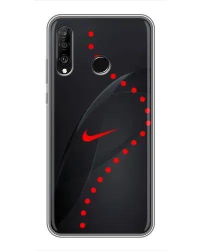 Чехол для Huawei P30 Lite / Nova 4e с картинкой «Абстрактный дизайн Nike»