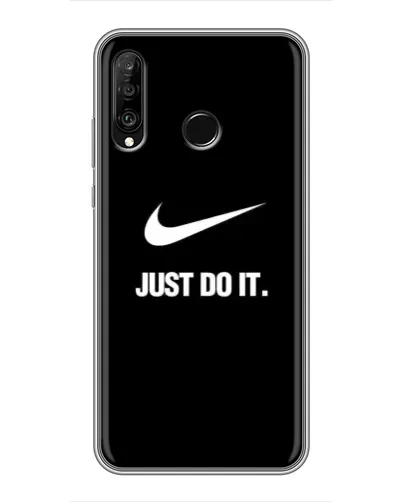 Чехол для Huawei P30 Lite / Nova 4e с картинкой «Классический принт Nike»