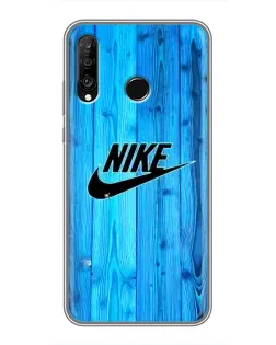 Чехол для Huawei P30 Lite / Nova 4e с картинкой «Голубое дерево Nike»