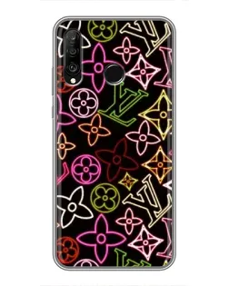 Чехол для Huawei P30 Lite / Nova 4e с картинкой «Неоновый микс Nike» Чехол для Huawei P30 Lite / Nova 4e с картинкой «Неоновый микс Nike»