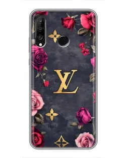 Чехол для Huawei P30 Lite / Nova 4e с картинкой «Цветочный Louis Vuitton» Чехол для Huawei P30 Lite / Nova 4e с картинкой «Цветочный Louis Vuitton»
