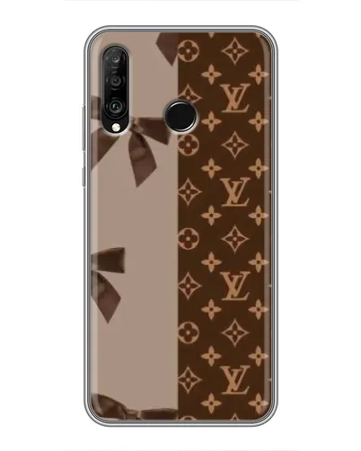 Чехол для Huawei P30 Lite / Nova 4e с картинкой «Louis Vuitton — банты»