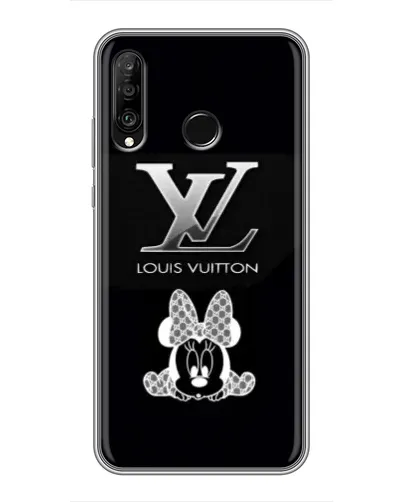 Чехол для Huawei P30 Lite / Nova 4e с картинкой «LV и Минни Маус»