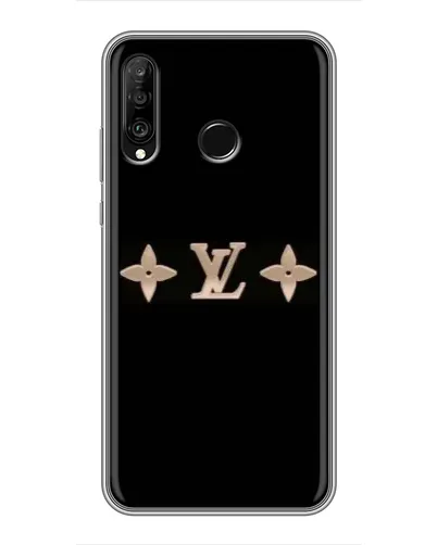 Чехол для Huawei P30 Lite / Nova 4e с картинкой «Louis Vuitton — минимализм»