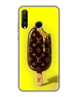 Чехол для Huawei P30 Lite / Nova 4e с картинкой «Мороженое от LV»