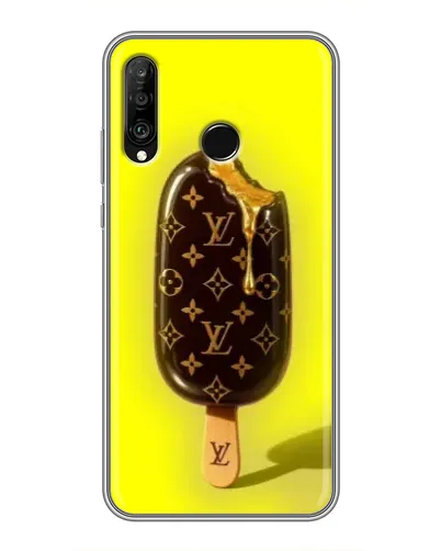 Чехол для Huawei P30 Lite / Nova 4e с картинкой «Мороженое от LV»