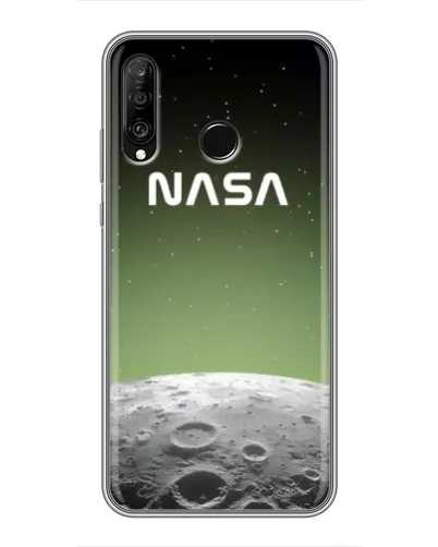 Чехол для Huawei P30 Lite / Nova 4e с картинкой «NASA — лунный градиент»