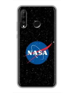 Чехол для Huawei P30 Lite / Nova 4e с картинкой «NASA — звездное небо»