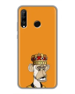 Чехол для Huawei P30 Lite / Nova 4e с картинкой «Золотая обезьяна Bored Ape» Чехол для Huawei P30 Lite / Nova 4e с картинкой «Золотая обезьяна Bored Ape»