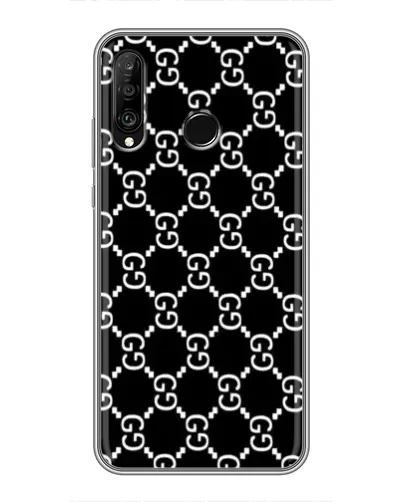 Чехол для Huawei P30 Lite / Nova 4e с картинкой «Gucci — сетчатый паттерн»